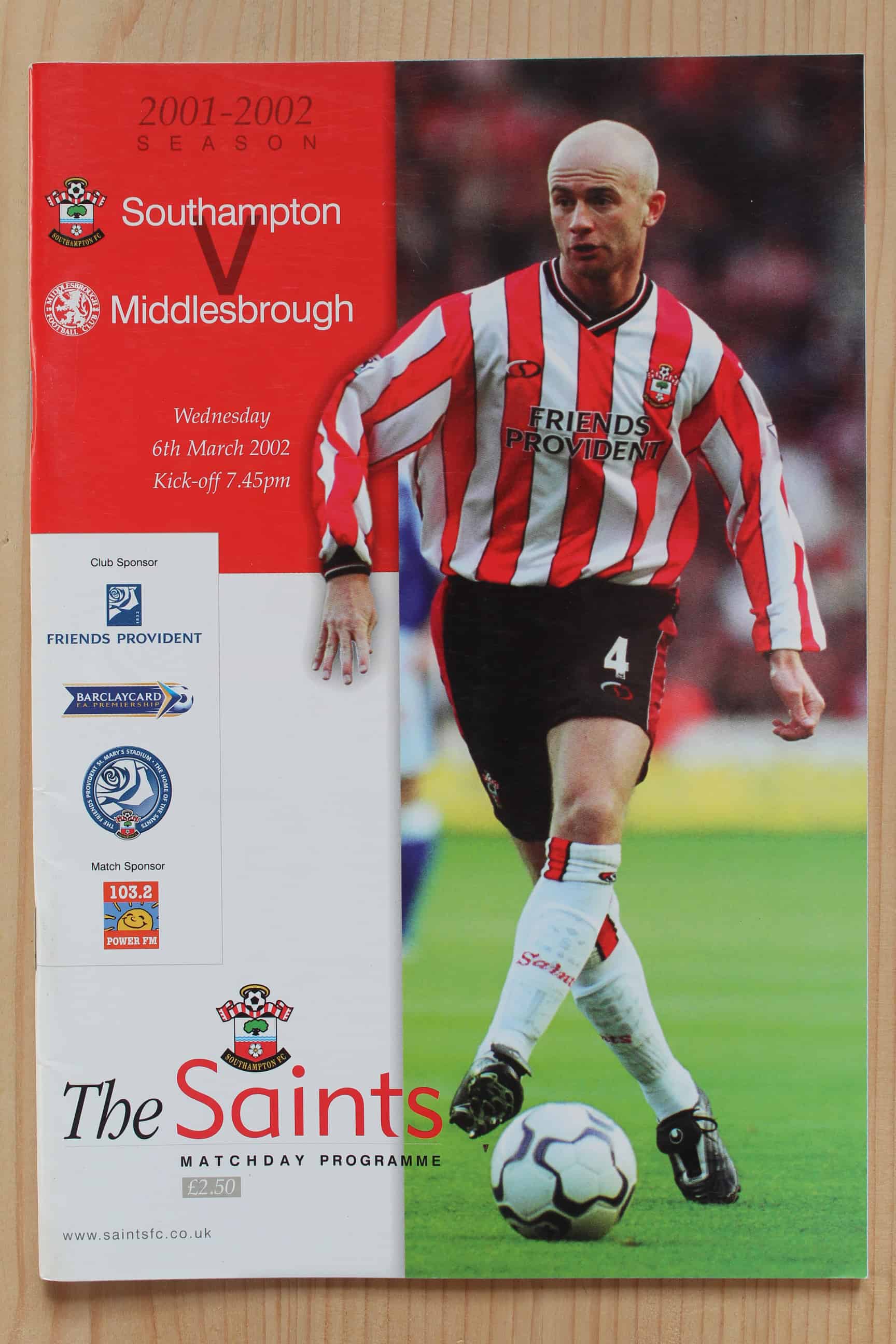 Southampton FC v Middlesbrough FC